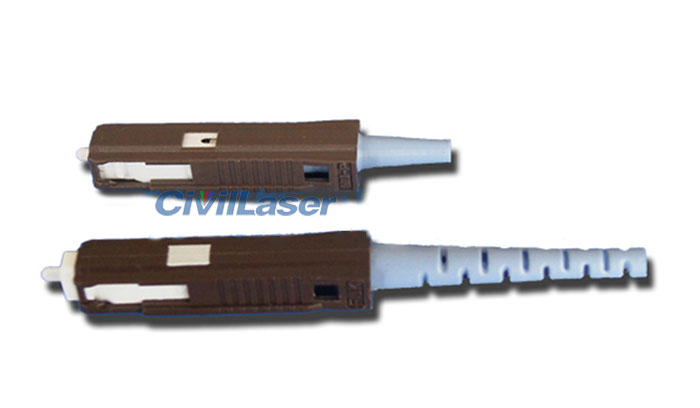 MU Singal Mode Singal Core Fiber Optic Connector